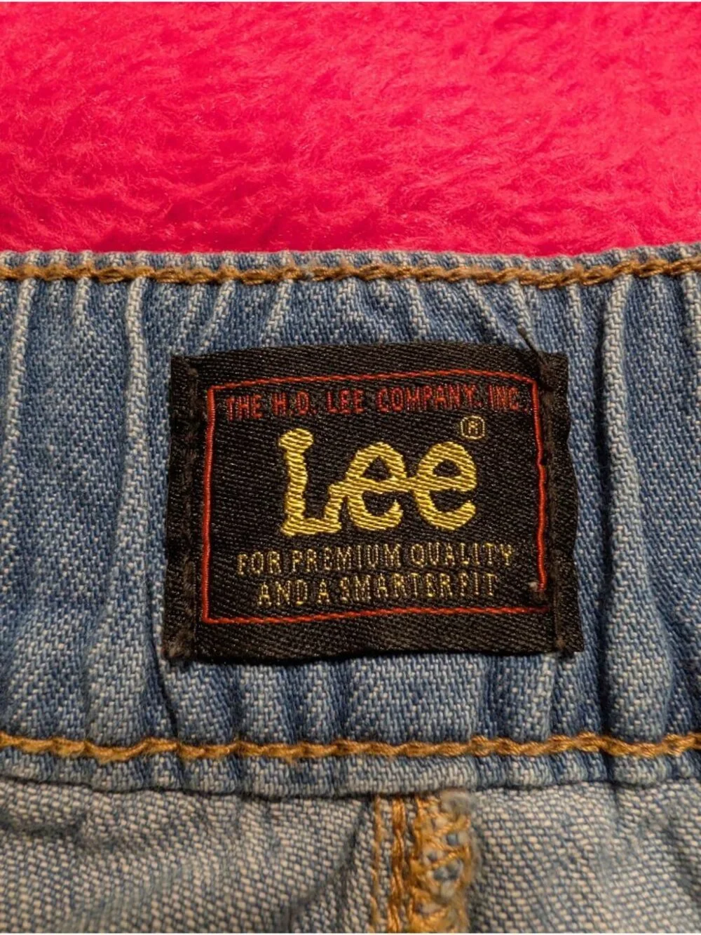 Lee Premium Quality Comfort Elastic Waist Denim Shorts Women's Size 18 Medium 18
